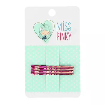 Набор невидимок MISS PINKY 6 шт