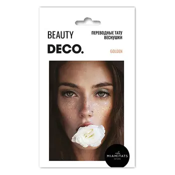 Набор переводных тату-веснушек DECO. by Miami tattoos Golden