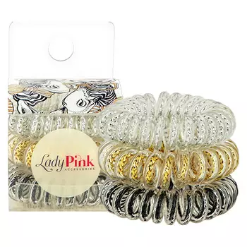 Набор резинок LADY PINK BASIC SLINKY box 3 шт