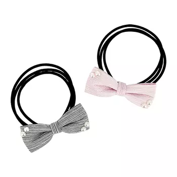 Набор резинок LADY PINK bow 2 шт