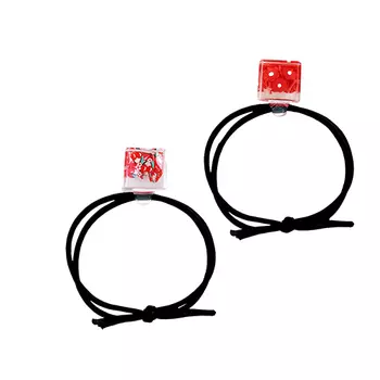 Набор резинок LADY PINK decore 2 шт