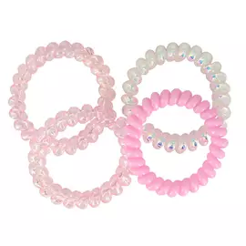 Набор резинок-пружинок LADY PINK 4 шт