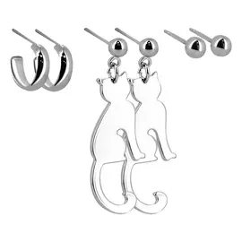 Набор серег LADY PINK MINIMALISM 3 пары