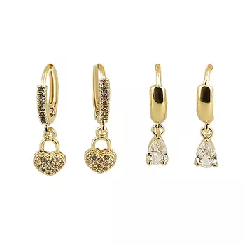 Набор серег LADY PINK MUST HAVE