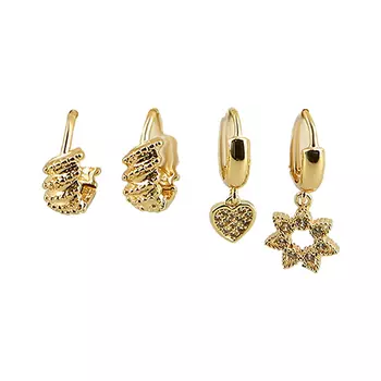 Набор серег LADY PINK MUST HAVE