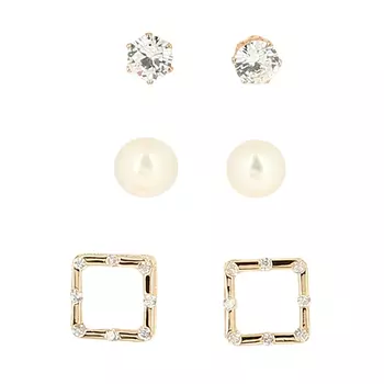 Набор серег LADY PINK MUST HAVE 3 пары