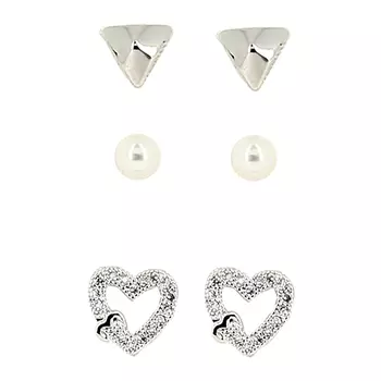 Набор серег LADY PINK MUST HAVE 3 пары