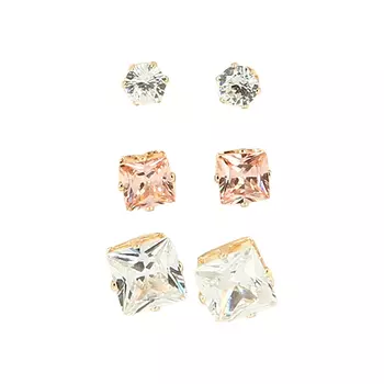 Набор серег LADY PINK MUST HAVE 3 пары