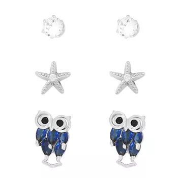 Набор серег LADY PINK MUST HAVE 3 пары