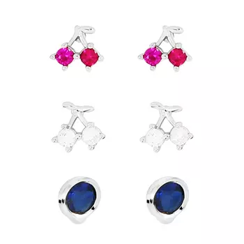 Набор серег LADY PINK MUST HAVE 3 пары