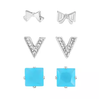 Набор серег LADY PINK MUST HAVE 3 пары