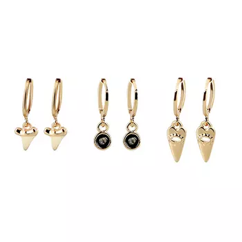 Набор серег LADY PINK MUST HAVE 3 пары