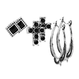 Набор серег LADY PINK MUST HAVE 3 пары