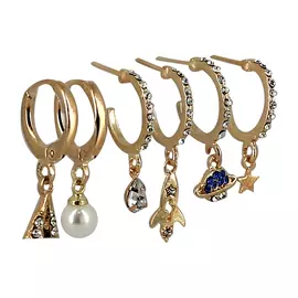 Набор серег LADY PINK MUST HAVE 3 пары