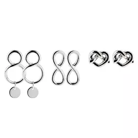 Набор серег LADY PINK MUST HAVE 3 пары