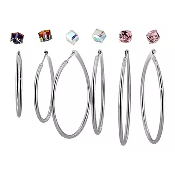 Набор серег LADY PINK MUST HAVE 6 пар