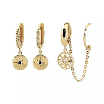 Набор серег LADY PINK MYSTERIOUS 2 пары