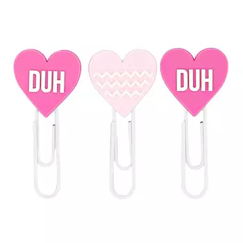 Набор скрепок FUN LAMA COLLECTION Hearts 3 шт