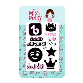 Набор татуировок MISS PINKY светятся в темноте