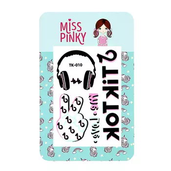 Набор татуировок MISS PINKY светятся в темноте