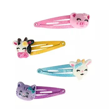 Набор заколок MISS PINKY 4 шт