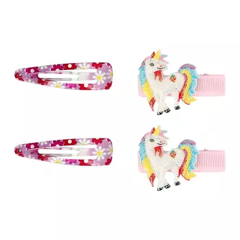 Набор заколок MISS PINKY 4 шт