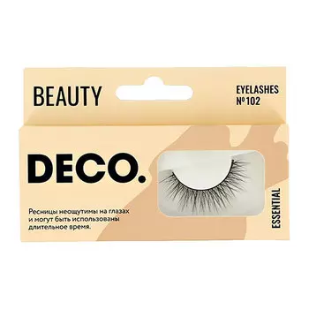 Накладные ресницы DECO. ESSENTIAL №102