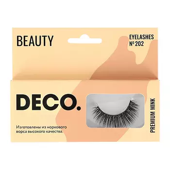 Накладные ресницы DECO. PREMIUM MINK норковые 01