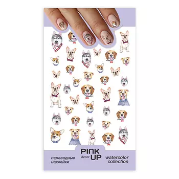 Наклейки для ногтей PINK UP DECOR FUN переводные тон 639