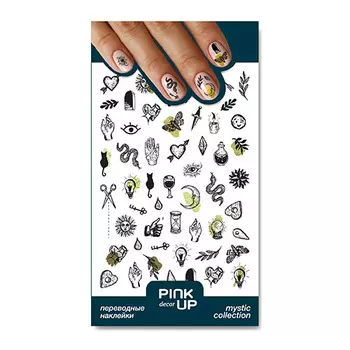 Наклейки для ногтей PINK UP DECOR MYSTIC переводные тон 846