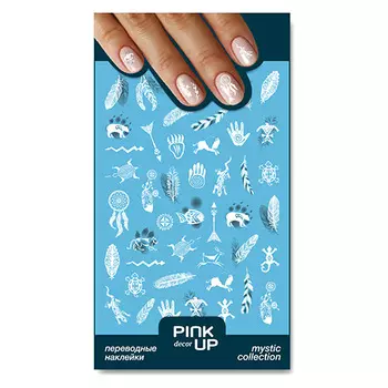 Наклейки для ногтей PINK UP DECOR MYSTIC переводные тон 853
