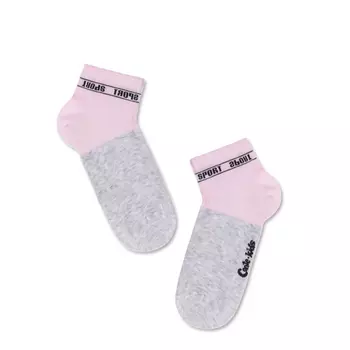 Носки детские CONTE KIDS CK ACTIVE светло-розовый-серый 30-32