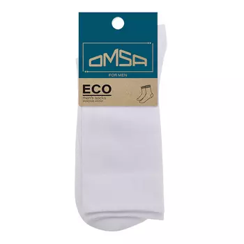 Носки мужские OMSA ECO гладь Bianco 39-41