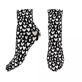 Носки женские CONTE ELEGANT FANTASY сердце белый 23-25