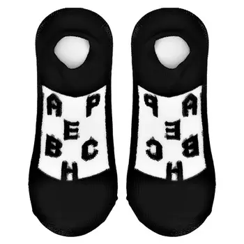 Носки женские SOCKS ALPHABET Black, р-р единый