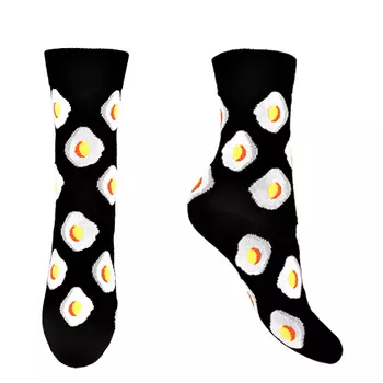 Носки женские SOCKS black with eggs