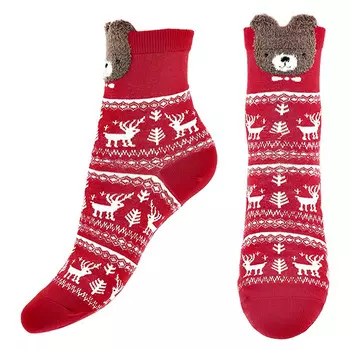 Носки женские SOCKS CHRISTMAS BEAR р-р единый