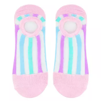 Носки женские SOCKS FUNNY STRIPES Pink, р-р единый