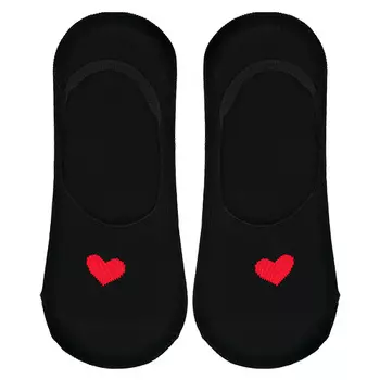 Носки женские SOCKS HEART Black, р-р единый