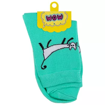 Носки женские SOCKS Kitty mint р-р единый