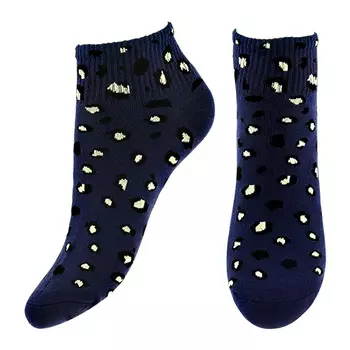 Носки женские SOCKS LEOPARD blue р-р единый