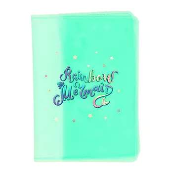 Обложка для паспорта LADY PINK бирюзовая