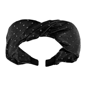 Ободок LADY PINK leather