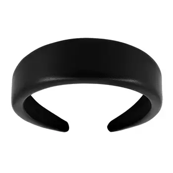 Ободок LADY PINK LEATHER wide