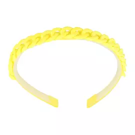 Ободок LADY PINK NEON plastic