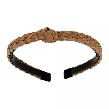 Ободок LADY PINK straw