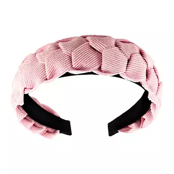 Ободок LADY PINK wide