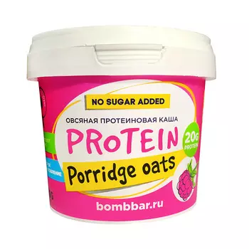 Овсяная каша BOMBBAR быстрого приготовления со вкусом малины 75 г