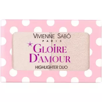 Палетка хайлайтеров для лица VIVIENNE SABO GLOIRE DAMOUR мини тон 01