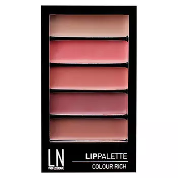 Палетка помад для губ LN PROFESSIONAL тон 02